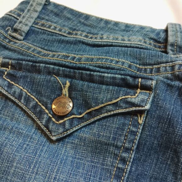 Sonoma Life Style Straight Leg Mom Jeans Covered Back Pocket Stretch Denim sz 10 - Picture 5 of 6